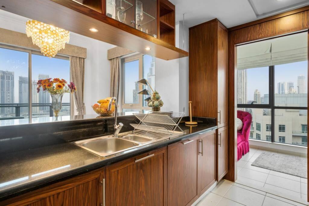 Spectacular Burj & Fountain View - Luxurious 3 Bedrooms & Maids Room - The Residences Dubai Exterior foto