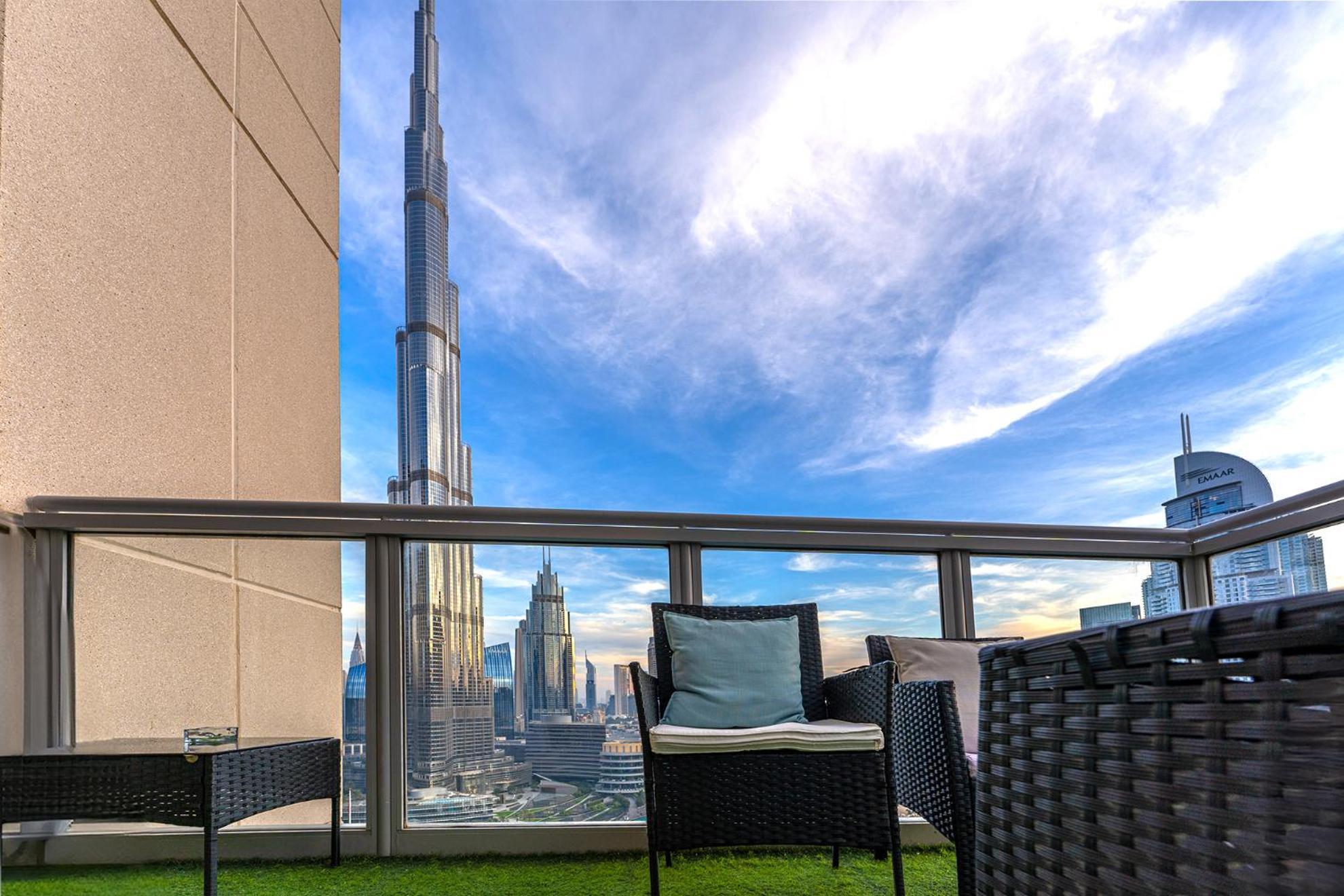 Spectacular Burj & Fountain View - Luxurious 3 Bedrooms & Maids Room - The Residences Dubai Exterior foto